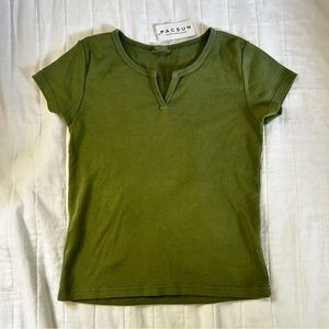 J. Galt Green shirt